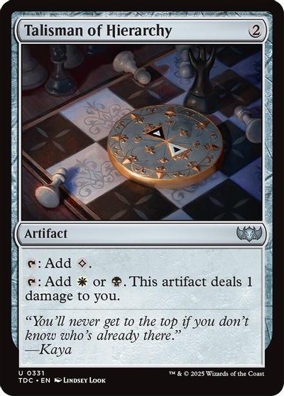 Talisman of Hierarchy card art