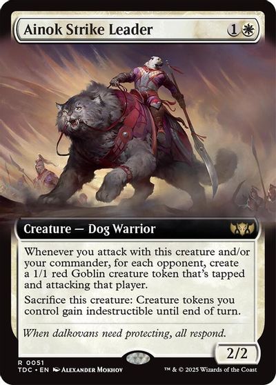 Ainok Strike Leader (Extended Art) card art