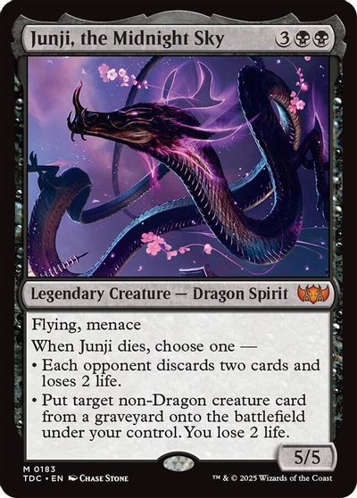 Junji, the Midnight Sky card art