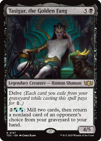 Tasigur, the Golden Fang card art