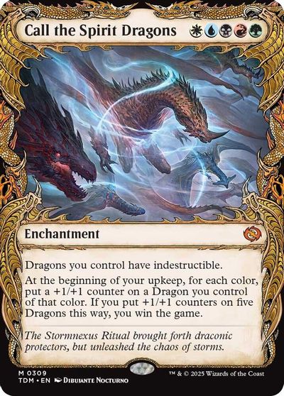Call the Spirit Dragons (Showcase) card art