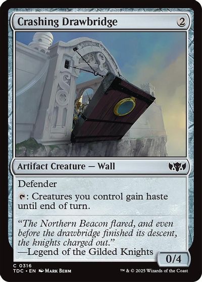 Crashing Drawbridge card art
