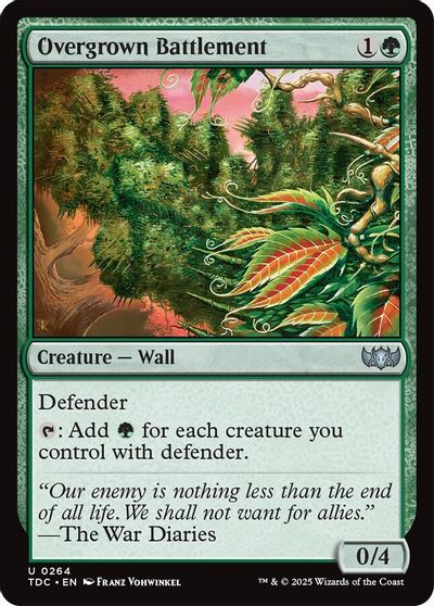 Overgrown Battlement card art