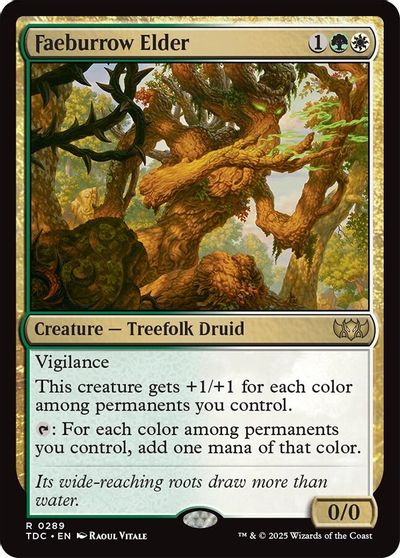 Faeburrow Elder card art