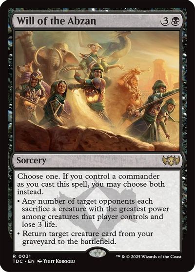 Will of the Abzan card art