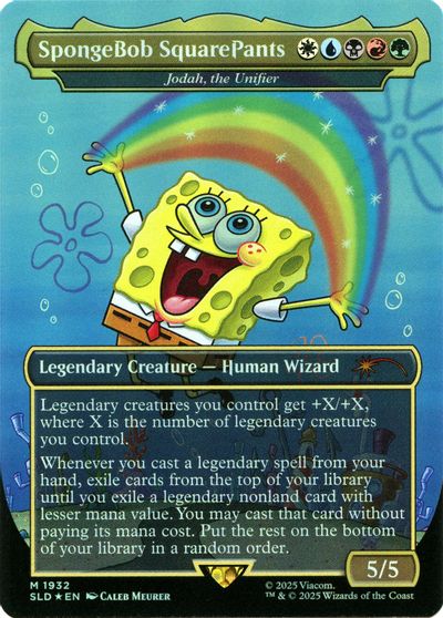SpongeBob SquarePants - Jodah, the Unifier (Rainbow Foil) card art