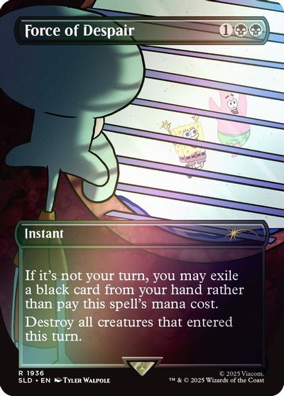 Force of Despair (Rainbow Foil) card art