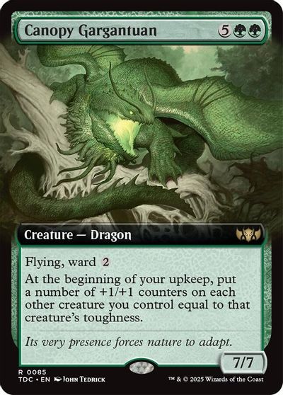 Canopy Gargantuan (Extended Art) card art