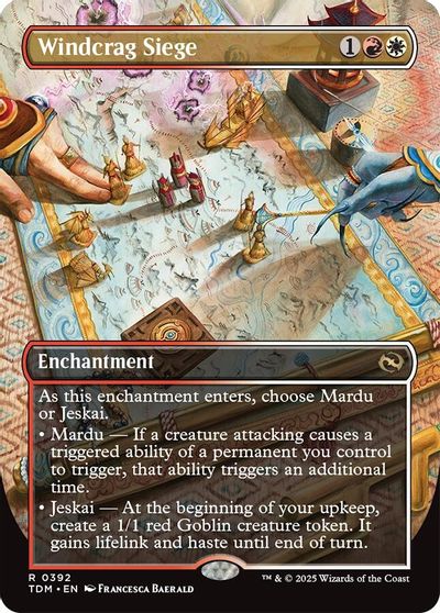 Windcrag Siege (Borderless) card art