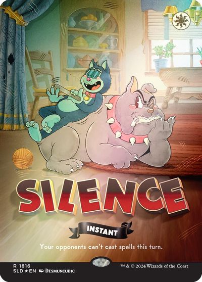 Silence (1816) (Rainbow Foil) card art