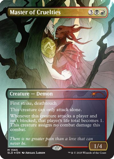 Master of Cruelties (Rainbow Foil) card art