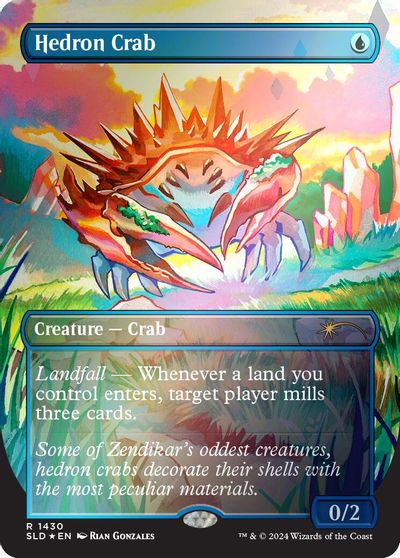 Hedron Crab (Rainbow Foil) card art