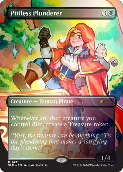 Pitiless Plunderer (Rainbow Foil) card art