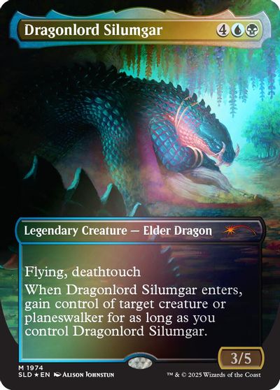 Dragonlord Silumgar (Rainbow Foil) card art