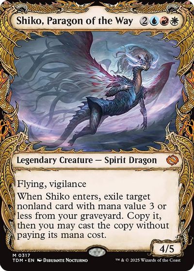 Shiko, Paragon of the Way (Showcase) card art