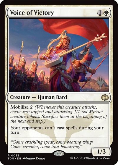 Voice of Victory card art