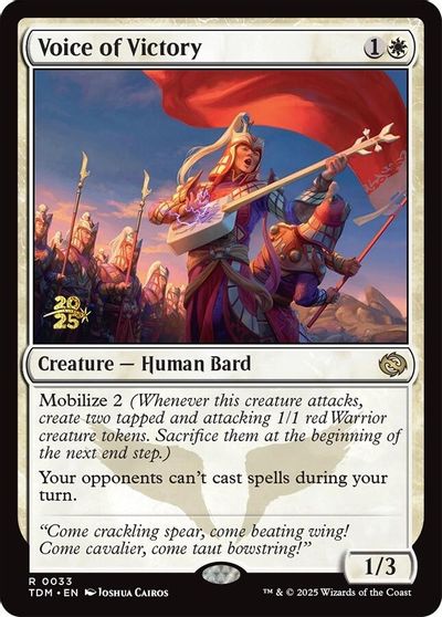 Voice of Victory card art