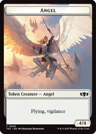 Angel // Spirit Double-Sided Token card art