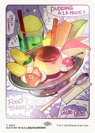 Food Token (2013) (Rainbow Foil) card art