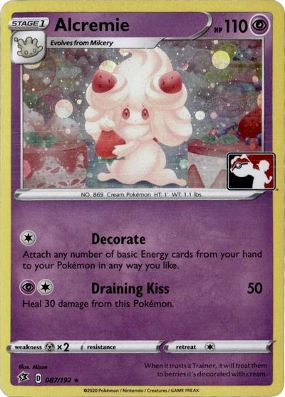 Alcremie - 087/192 (League Promo) card art