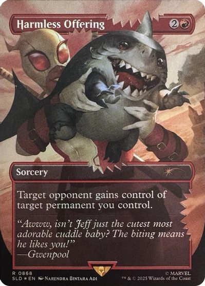 Harmless Offering (Rainbow Foil) card art