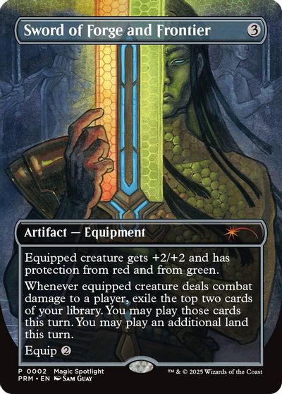 Sword of Forge and Frontier (Borderless) card art