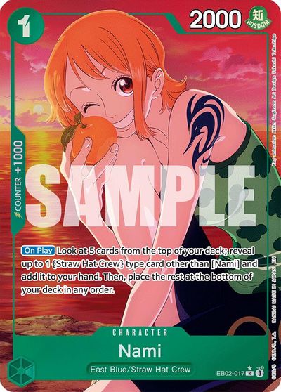Nami (Alternate Art) card art