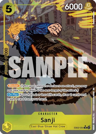 Sanji (Alternate Art) card art