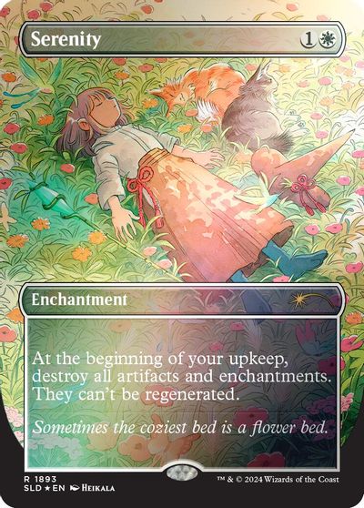 Serenity (Rainbow Foil) card art