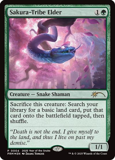 Sakura-Tribe Elder (Year of the Snake 2025) card art