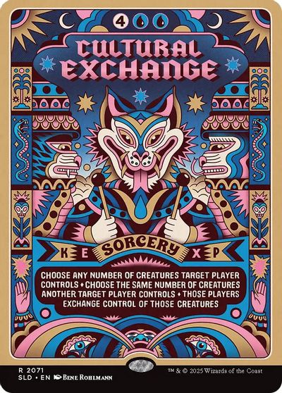Cultural Exchange card art