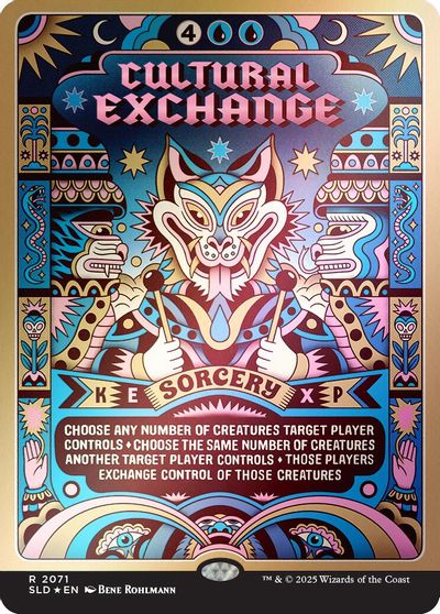 Cultural Exchange (Rainbow Foil) card art