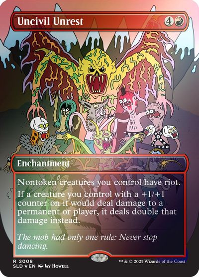 Uncivil Unrest (Rainbow Foil) card art