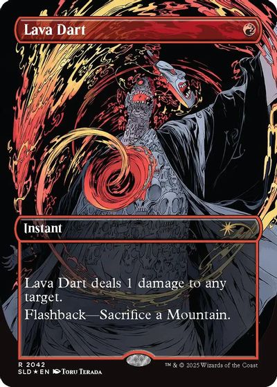Lava Dart (Raised Foil) card art