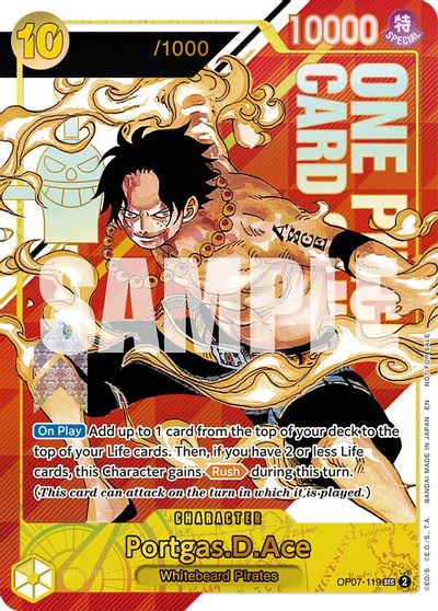 Portgas.D.Ace (Serial Numbered) card art