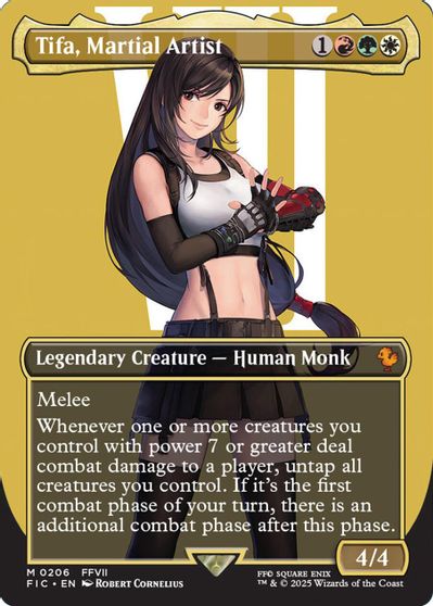 Tifa, Martial Artist (Borderless) card art