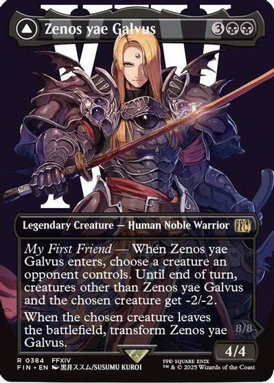 Zenos yae Galvus (Borderless) card art