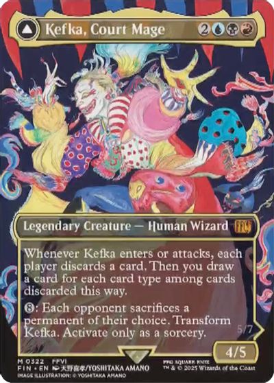 Kefka, Court Mage (0322) (Borderless) card art