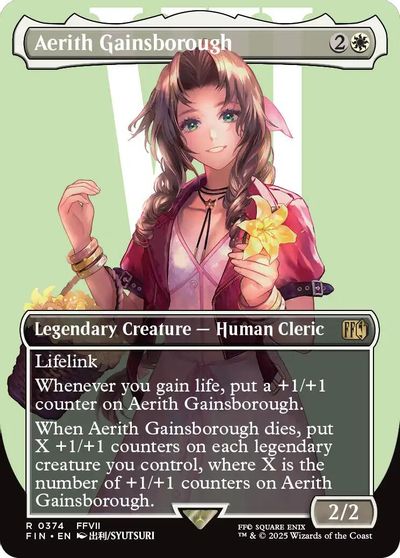 Aerith Gainsborough (Borderless) card art