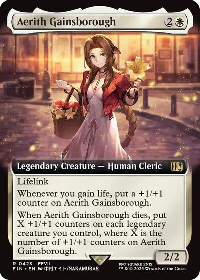 Aerith Gainsborough (Extended Art) card art
