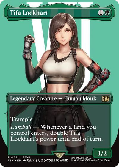 Tifa Lockhart (Borderless) card art