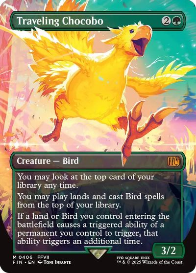 Traveling Chocobo (Borderless) card art