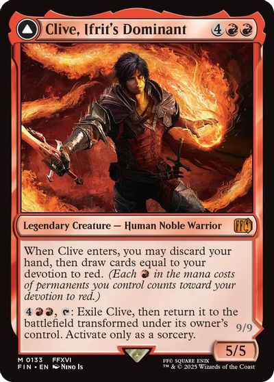 Clive, Ifrit's Dominant card art