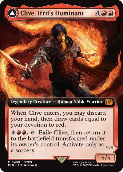 Clive, Ifrit's Dominant (Extended Art) card art