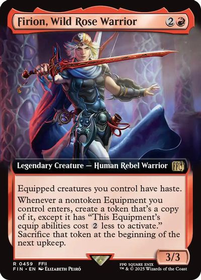Firion, Wild Rose Warrior (Extended Art) card art