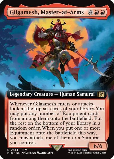 Gilgamesh, Master-at-Arms (Extended Art) card art