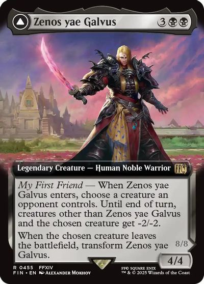 Zenos yae Galvus (Extended Art) card art