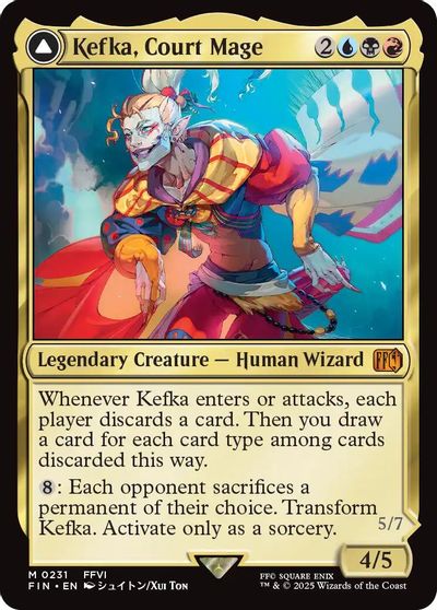 Kefka, Court Mage card art