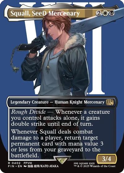 Squall, SeeD Mercenary (Borderless) card art