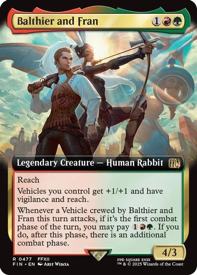Balthier and Fran (Extended Art) card art